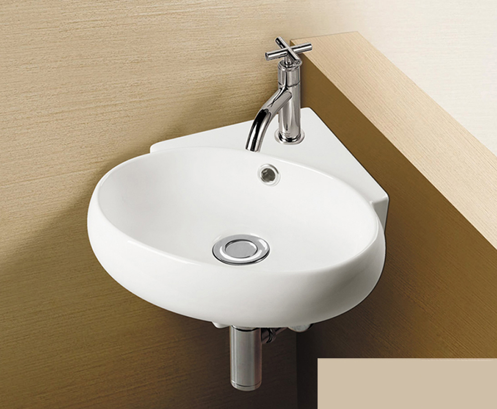 Eckwaschbecken KERAMIK Aufsatzwaschbecken Keramikwaschbecken dreieckig